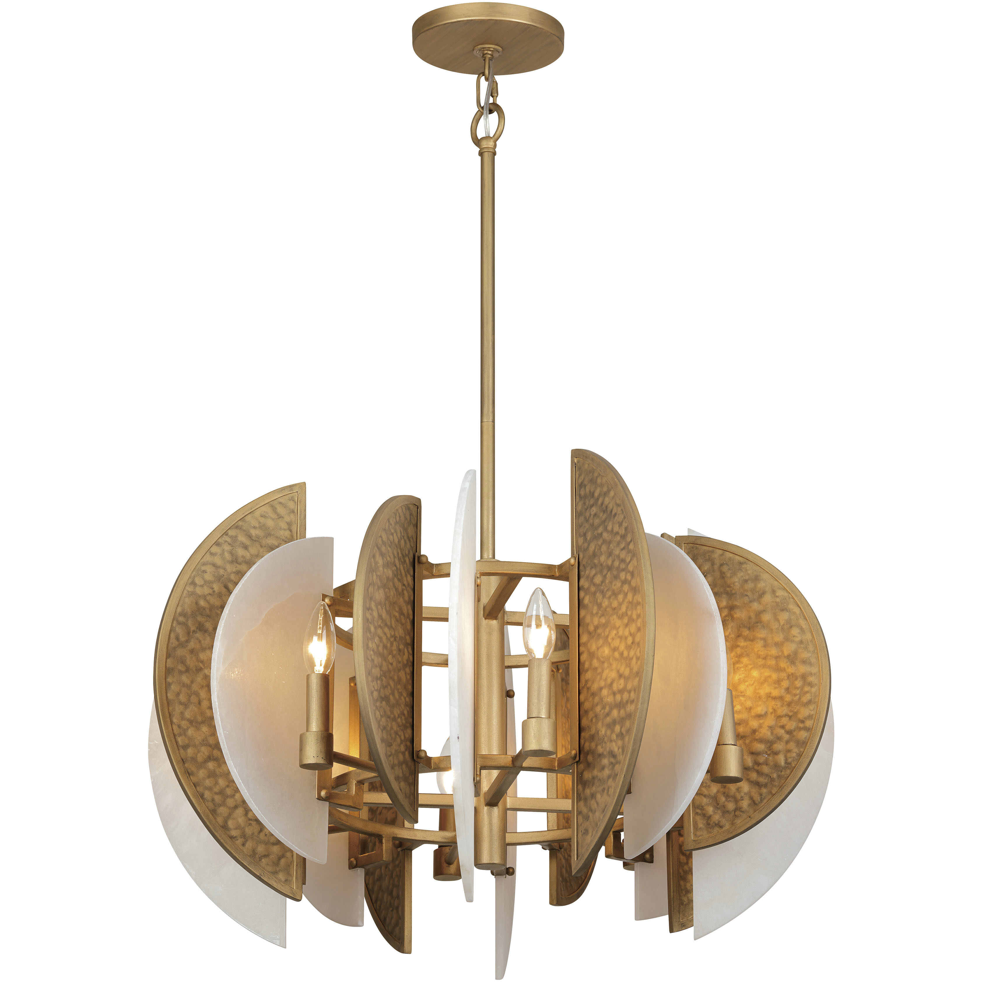 Saint Martin 8 Light 28 inch Ashen Gold Chandelier Ceiling Light