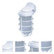 Brentwood 1 Light 11 inch White Outdoor Wall Mount