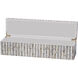 Roosevelt 18.5 inch Mixed Grey and White Mother of Pearl Box in Large, Large
