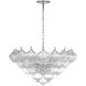 Julie Neill Caselli LED 35.5 inch Polished Nickel Basket Chandelier Ceiling Light