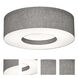 Montclair LED 12.25 inch Grey Flush Mount Ceiling Light