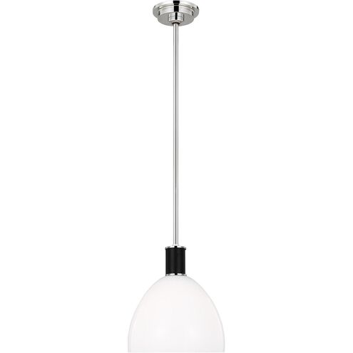 Hadley 1 Light 10 inch Polished Nickel Pendant Ceiling Light