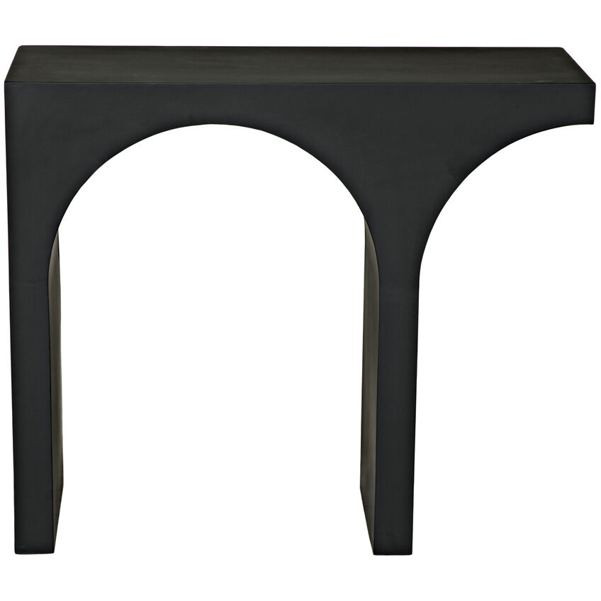 Maximus 35 X 30 inch Matte Black Console/Side Table