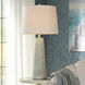 Conical 31.5 inch 150.00 watt Light Blue Washed Table Lamp Portable Light