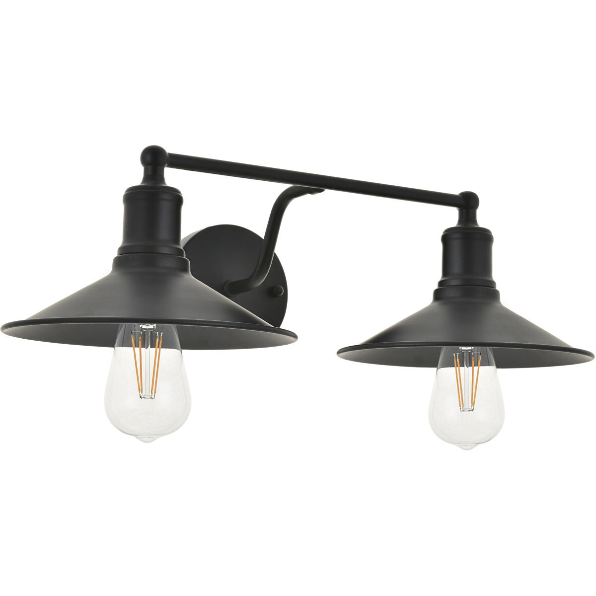 Etude 2 Light 21 inch Black Wall Sconce Wall Light