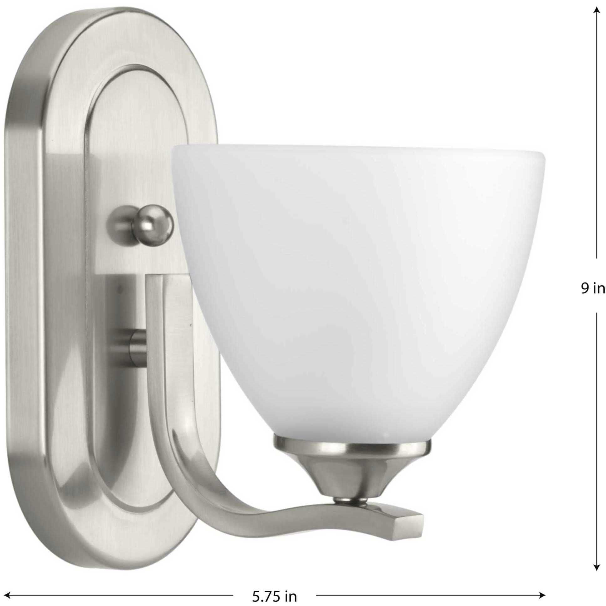 Laird 1 Light 5.75 inch Brushed Nickel Bath Vanity Wall Light