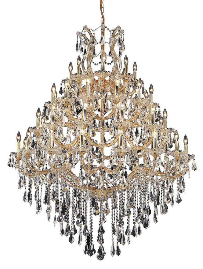 Maria Theresa 49 Light 46 inch Gold Foyer Ceiling Light in Clear, Royal Cut