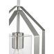 Vertex 1 Light 12 inch Brushed Nickel Foyer Light Ceiling Light
