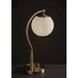 Swirl 21.63 inch 40.00 watt Antique Brass Desk Lamp Portable Light