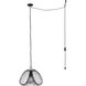 Stockholm 1 Light 16 inch Black Swag Pendant Ceiling Light