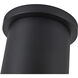 Nordic LED 4.38 inch Black Exterior Ceiling