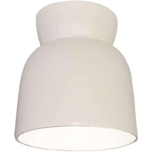 Radiance Collection 1 Light 7.5 inch Matte White Flush Mount Ceiling Light