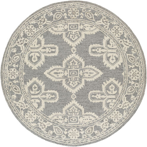 Granada 72 X 72 inch Gray Rug in 6 Ft Round, Round