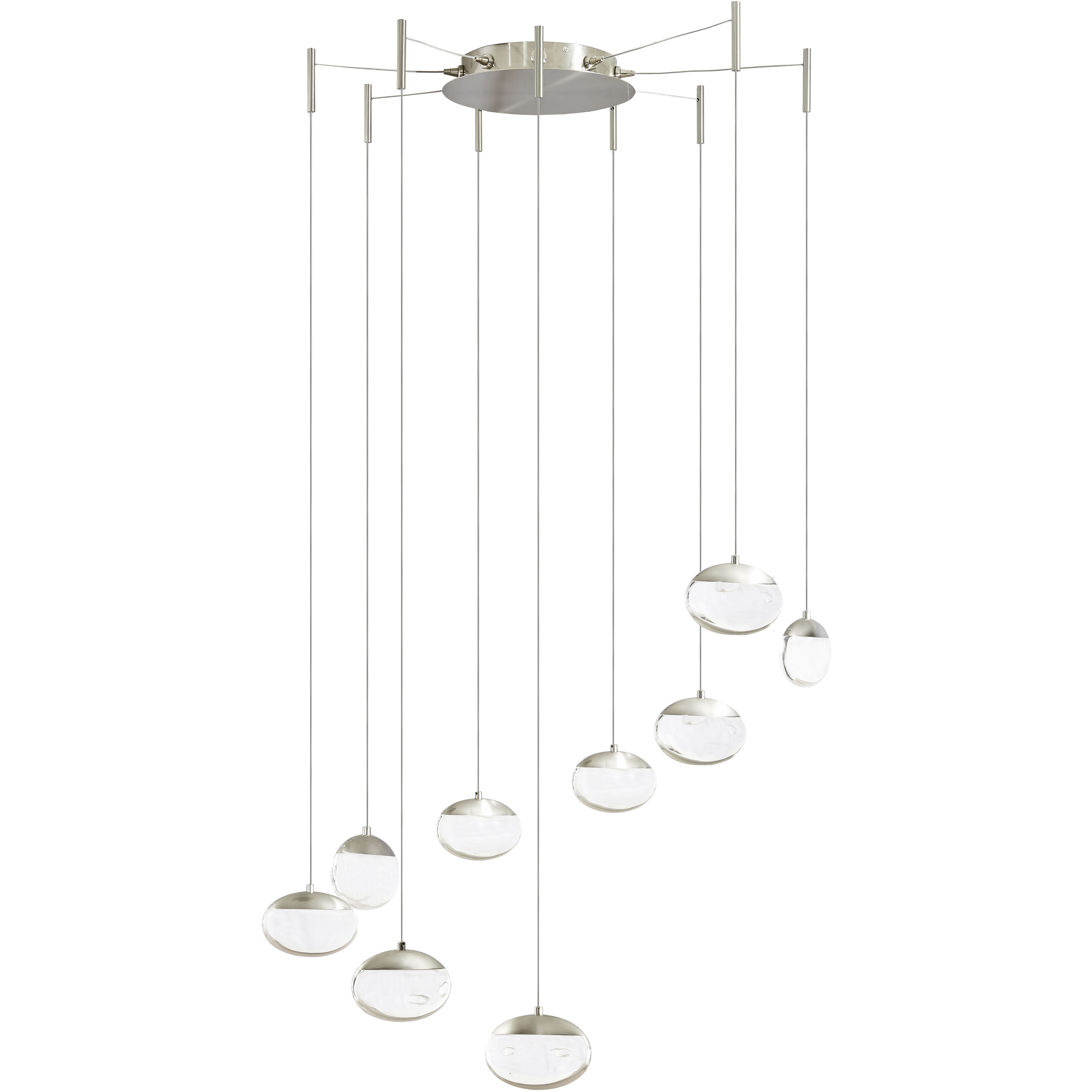 Athena LED 12.2 inch Brushed Nickel Pendant Ceiling Light