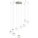 Athena LED 12.2 inch Brushed Nickel Pendant Ceiling Light