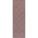 Seabrook 96 X 30 inch Mauve, Taupe Rug
