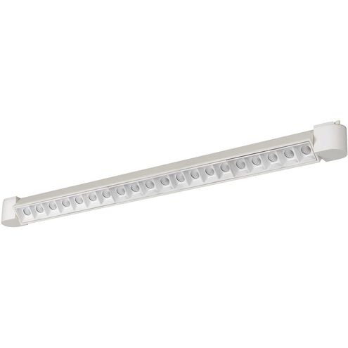 HT Series 1 Light White Wall Wash Track Fixture Ceiling Light, Medium