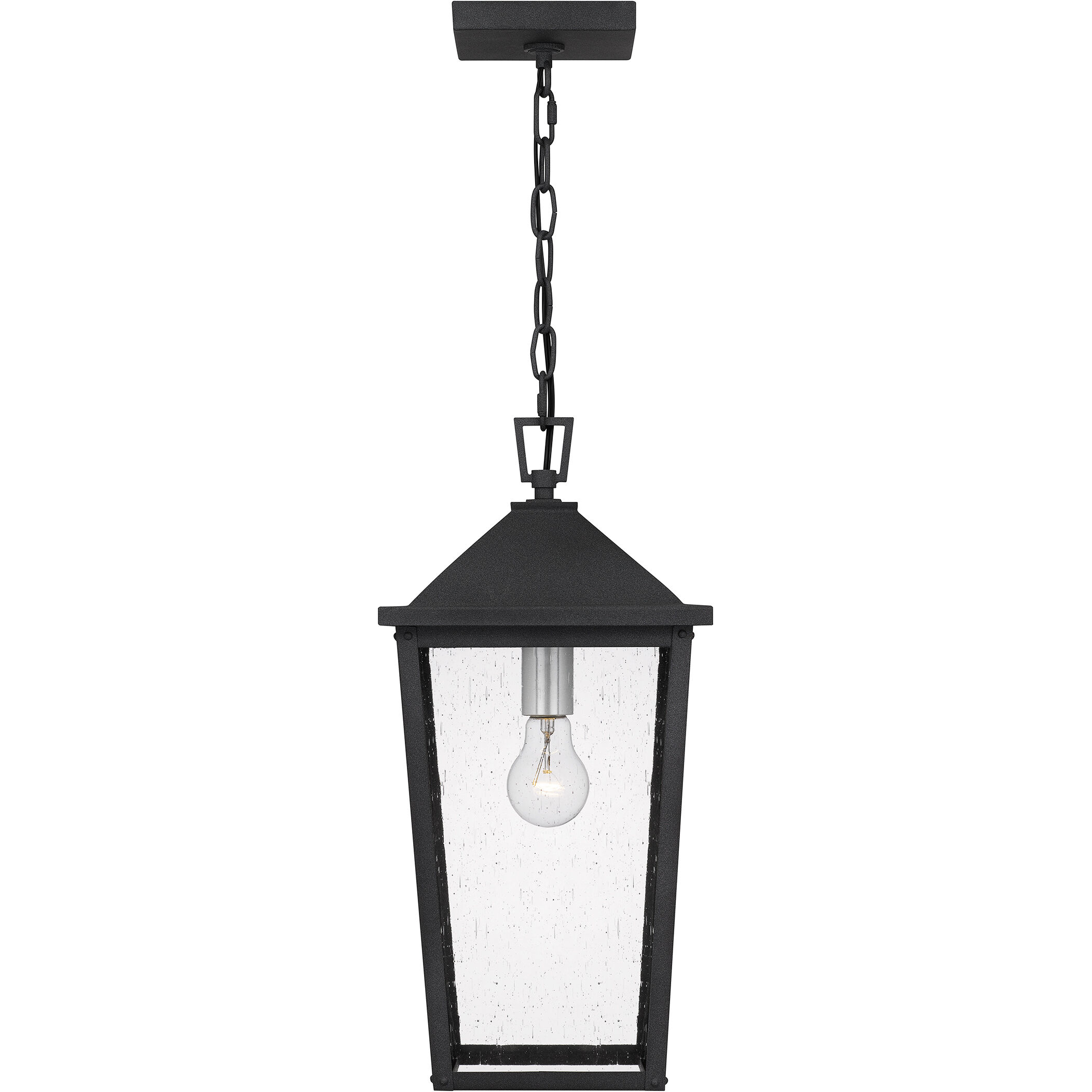 Stoneleigh 1 Light 9 inch Mottled Black Outdoor Hanging Lantern