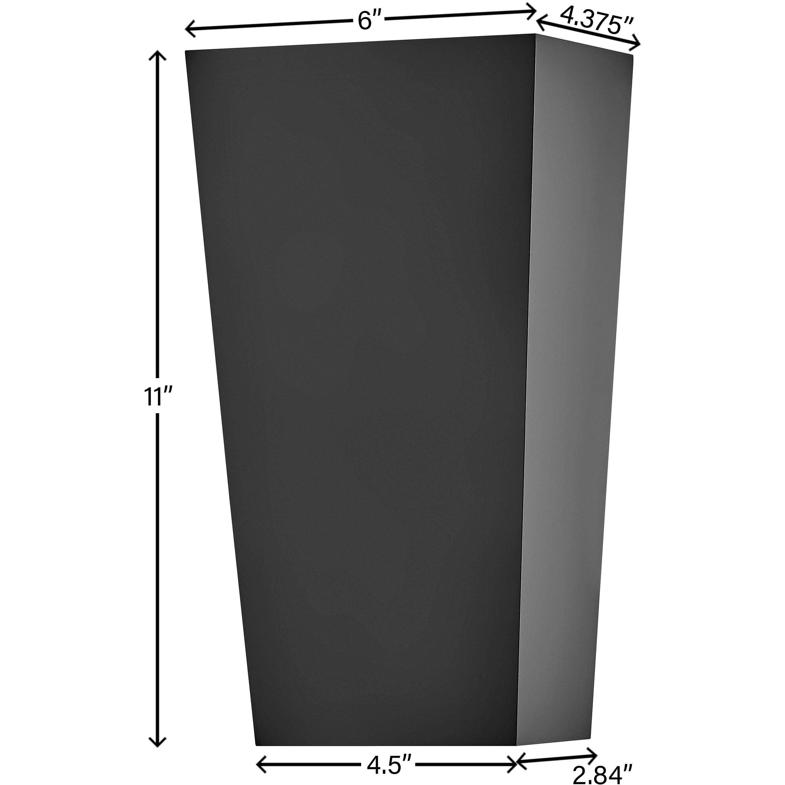 Coastal Elements Cruz LED 11 inch Black Outdoor Wall Mount Lantern