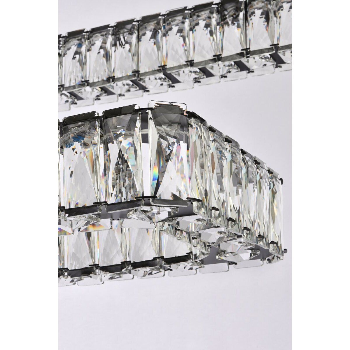 Monroe 2 Light 50 inch Black Pendant Ceiling Light