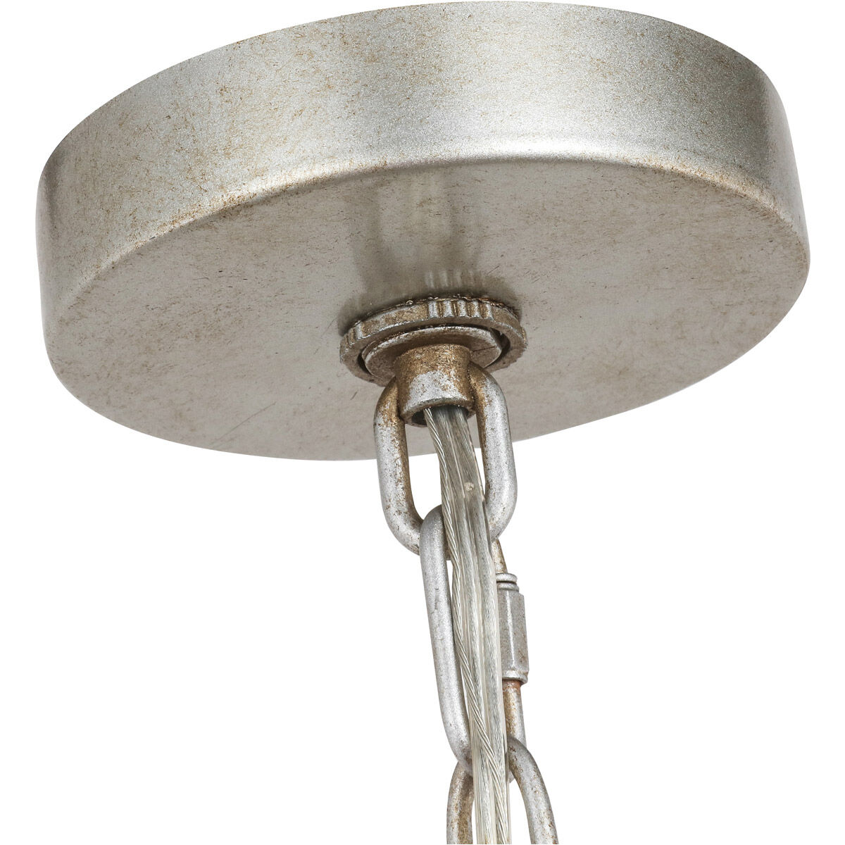 Ancram 3 Light 20 inch Vintage Silver Pendant Ceiling Light