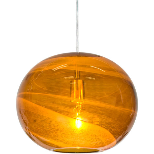 Geno 1 Light Satin Nickel Pendant Ceiling Light
