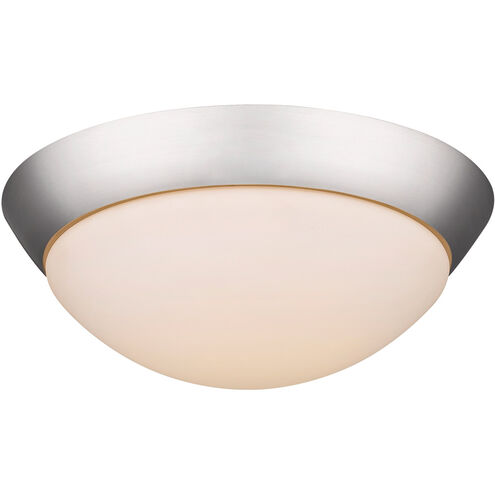 FM LED 11 inch Satin Nickel Flushmount Ceiling Light