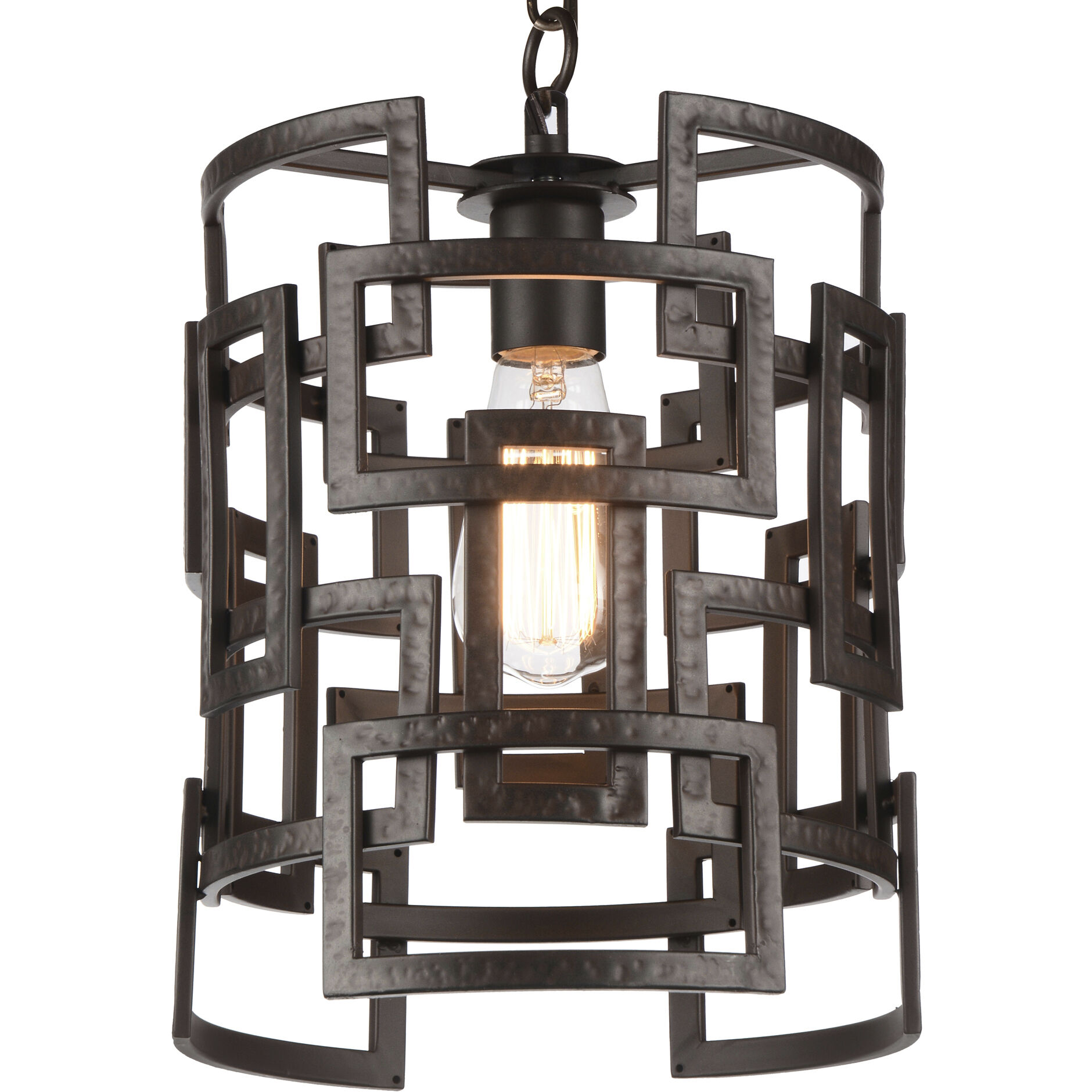 Litani 1 Light 10 inch Brown Down Chandelier Ceiling Light