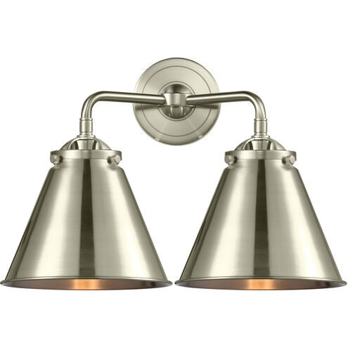 Nouveau Appalachian 2 Light 16 inch Brushed Satin Nickel Bath Vanity Light Wall Light, Nouveau