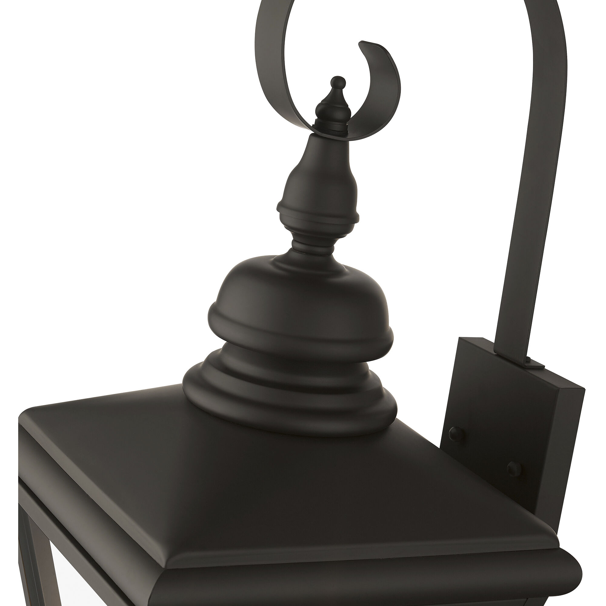 Adams 3 Light 10.63 inch Bronze with Antique Brass Finish Cluster Outdoor Large Wall Lantern Wall Light