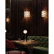 Polyhedron 1 Light 12 inch Brass Wall Sconce Wall Light