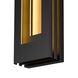 Layer LED 30 inch Sand Black Wall Sconce