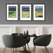 Landscapes Collection Blue Framed Art