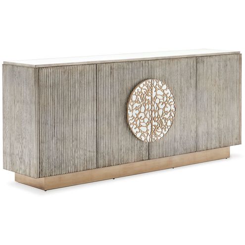 Moon Shadow 94.25 X 20 inch Credenza, 4 Door