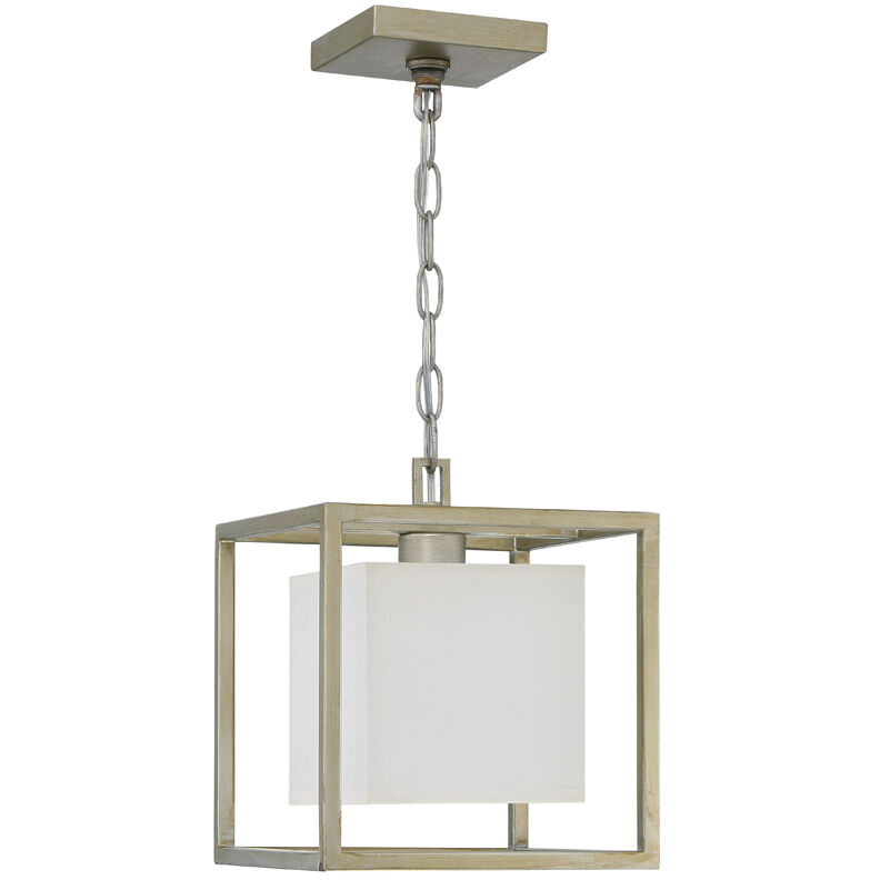 Chloie 1 Light 9 inch Sterling Gold Mini Pendant Ceiling Light