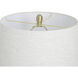 Waylon 32 inch 150.00 watt Aged White Table Lamp Portable Light