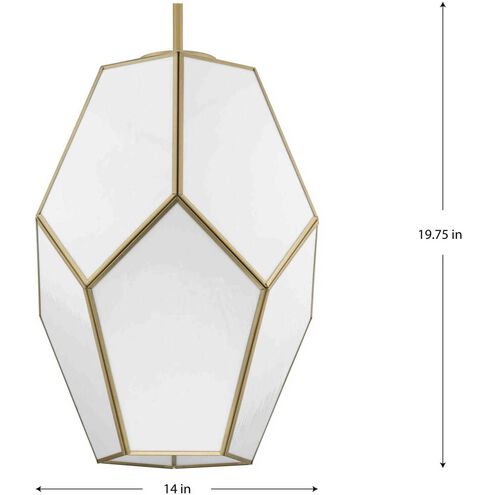 Latham 1 Light 14 inch Vintage Gold Pendant Ceiling Light