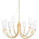 Gustine 8 Light 42.00 inch Chandelier