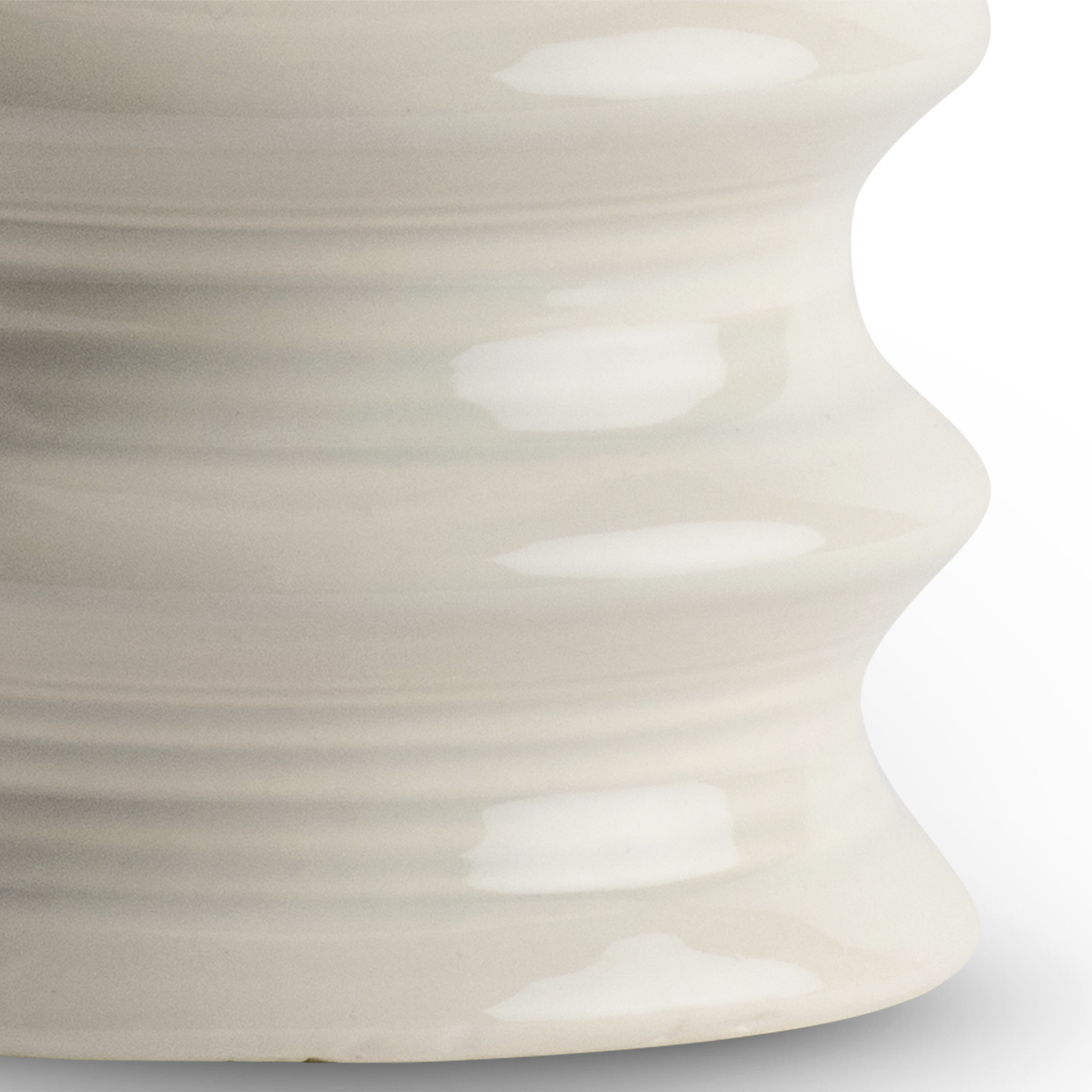 Downey 26.75 inch 150.00 watt Off-White Table Lamp Portable Light in Grey