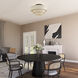 Bellingham 4 Light 21 inch Bronze Extra Large Semi-Flush Ceiling Light, Extra Large