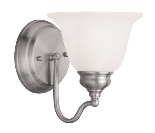 Essex 1 Light 6 inch Brushed Nickel Bath Vanity Wall Light