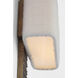 Anne-Marie Barton Fumar Tail Sconce Wall Light in Ridged Tombac