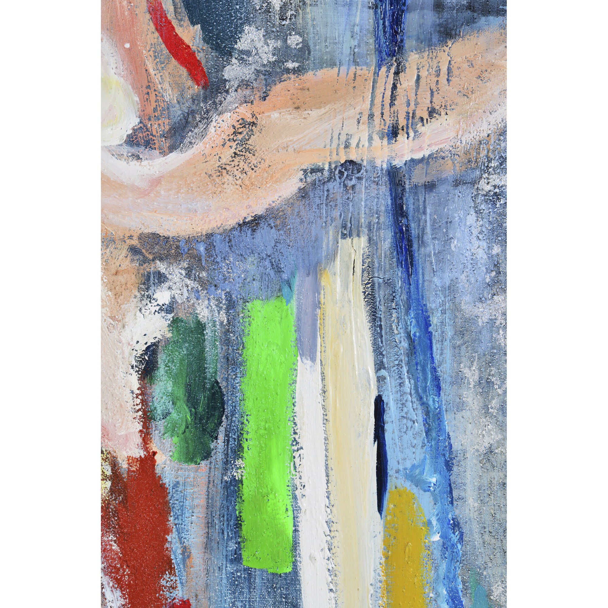 Diya Multicolor Texture Canvas Art