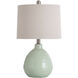 Cameron 21.5 inch 60 watt Key Lime Green Table Lamp Portable Light
