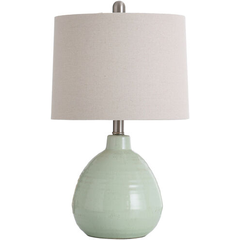 Cameron 21.5 inch 60 watt Key Lime Green Table Lamp Portable Light