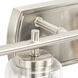 Adley 6 Light 49 inch Brushed Nickel Bath Vanity Wall Light