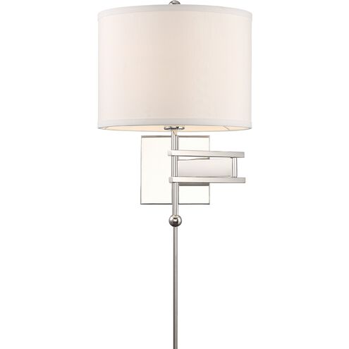 Marshall 20.5 inch 60.00 watt Polished Nickel Task Sconce Wall Light