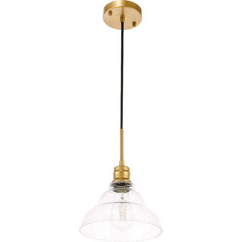 Millersville 1 Light 8.5 inch Brass Pendant Ceiling Light