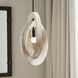 Collins 1 Light Faux Travertine Pendant Ceiling Light