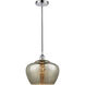 Edison Fenton LED 11 inch Polished Chrome Mini Pendant Ceiling Light